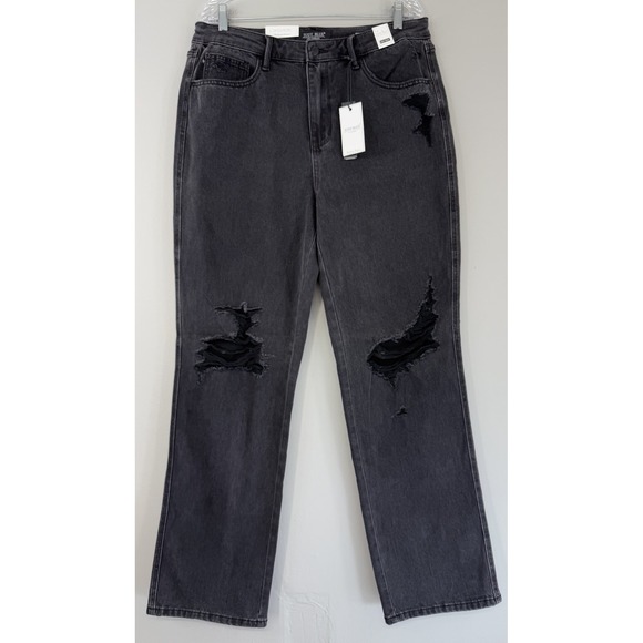 Judy Blue Denim - Judy Blue 90's Straight Jeans Women's 15/32 High Waist Rigid Front Stretch Back
